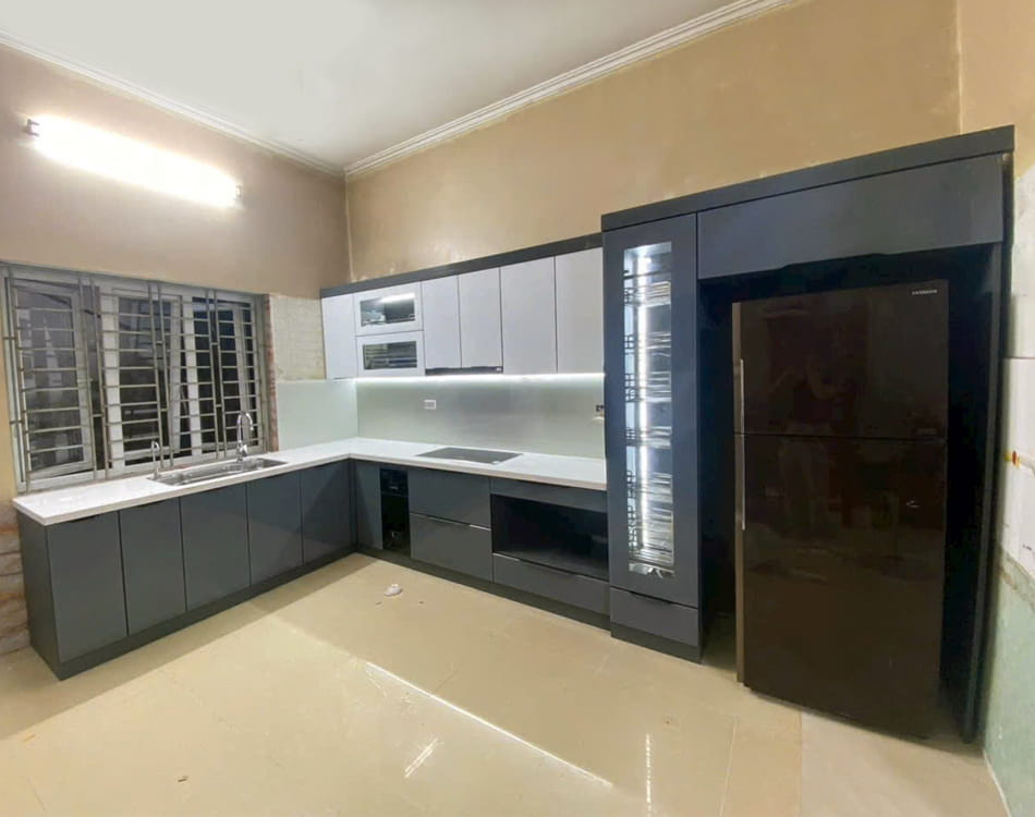 Lắp đặt tủ bếp thực tế