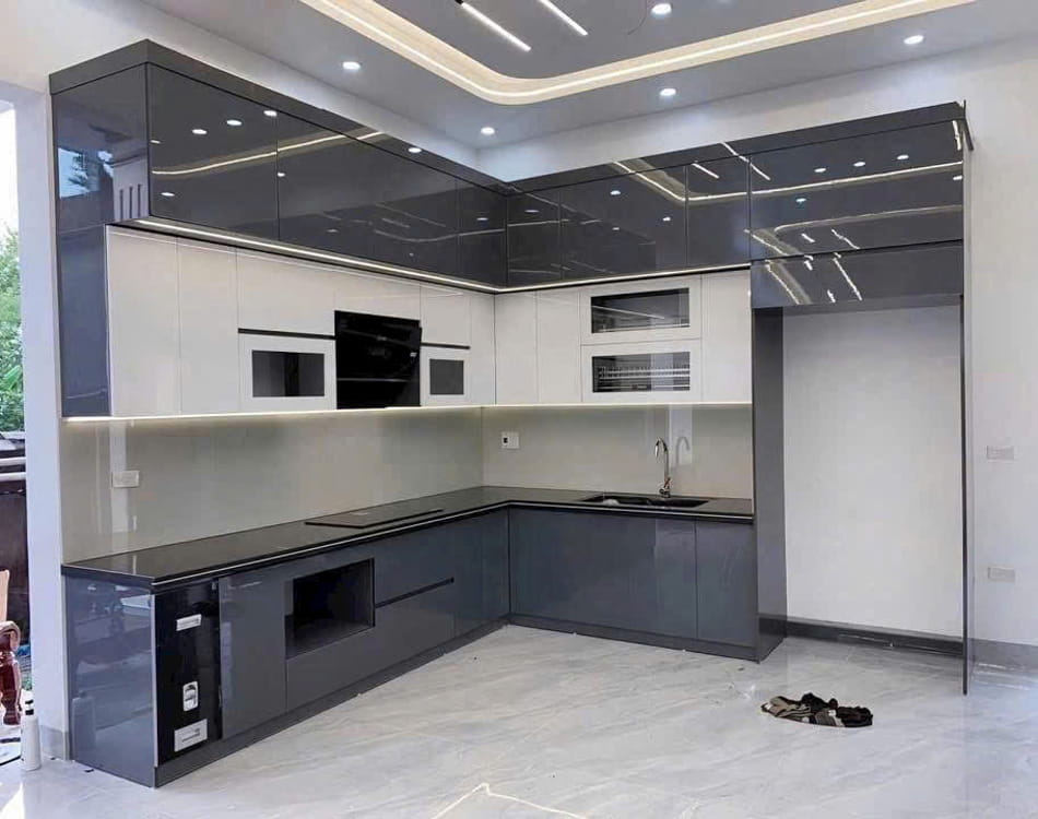 Lắp đặt tủ bếp thực tế