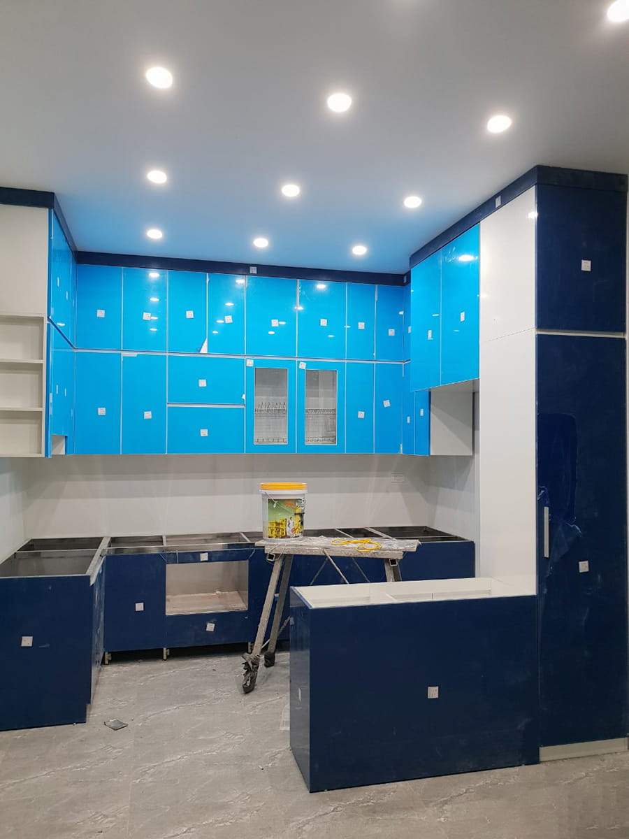 Tủ inox cánh acrylic