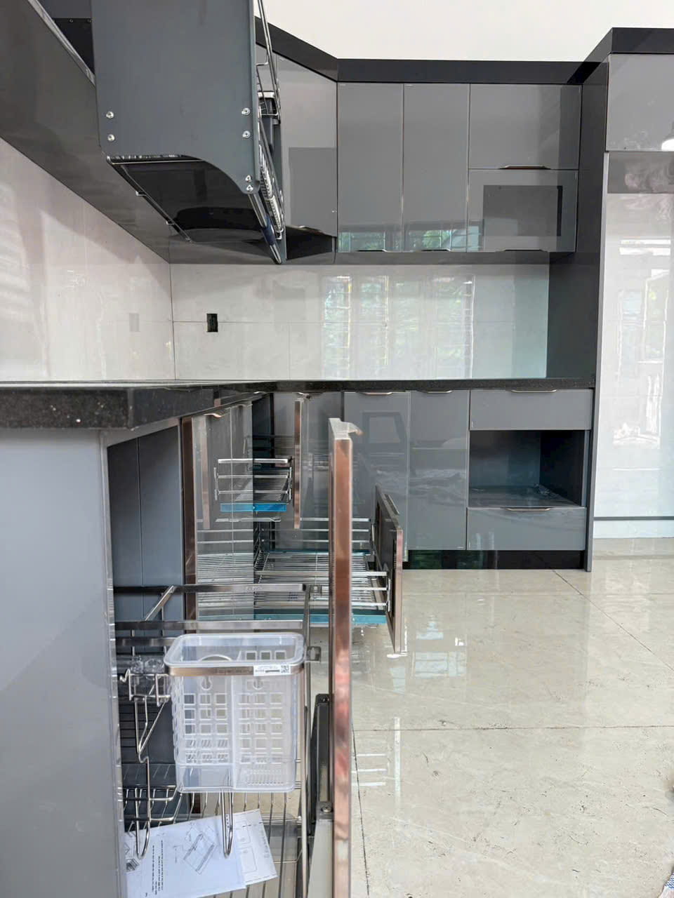 Lắp đặt tủ bếp thực tế