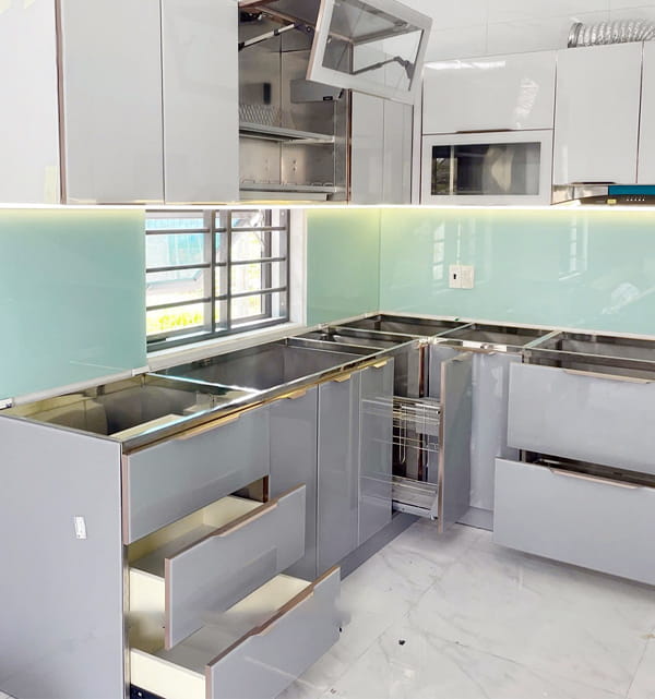 Khung tu bếp inox 304