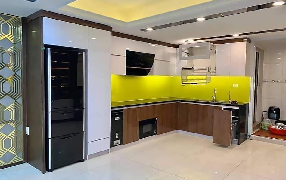 Tủ bếp nhựa cánh Acrylic